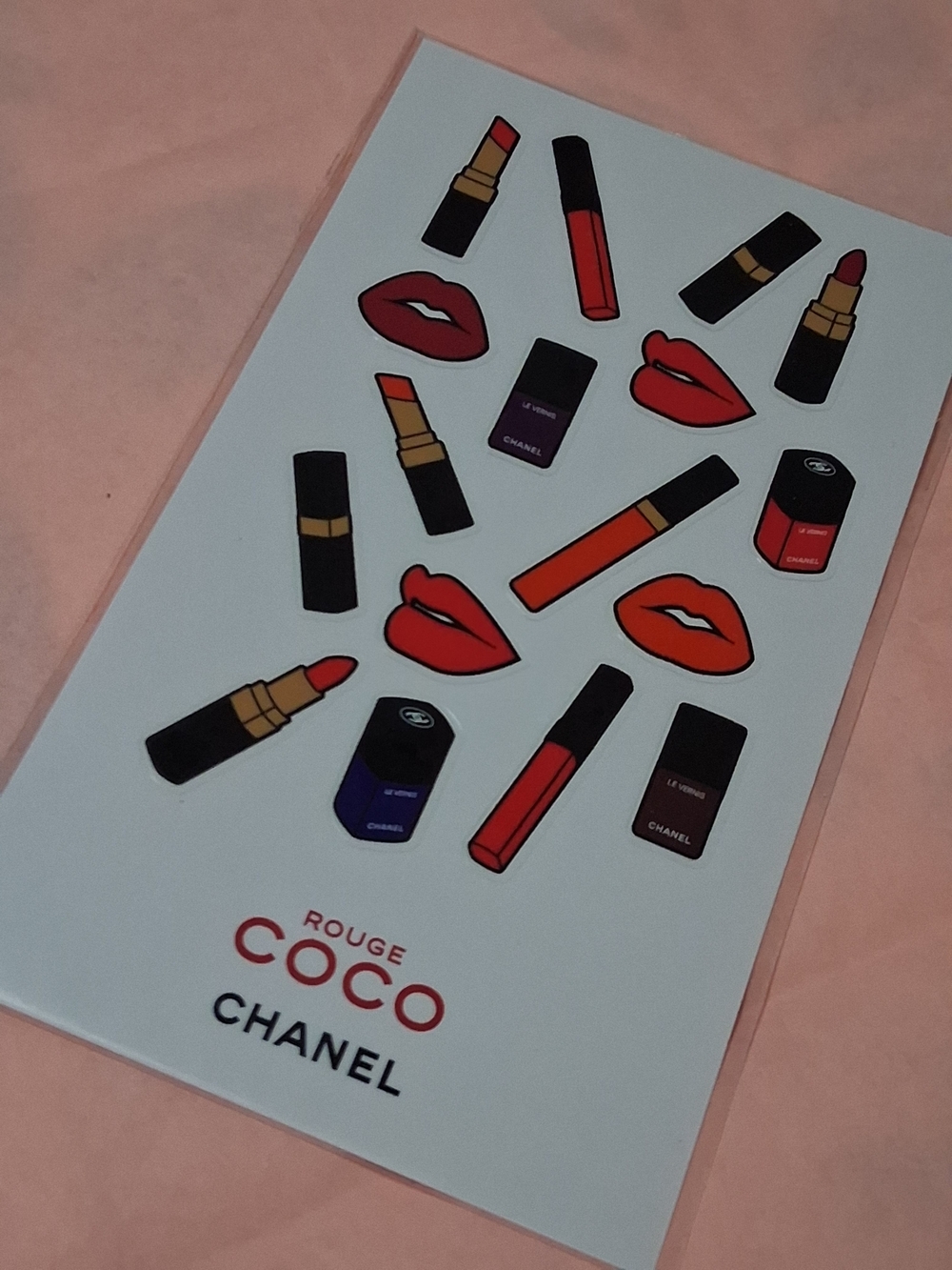 CHANEL GWP  Rouge Coco Lipstick & Lip Icon Stick Set - Red & Black Accents.New